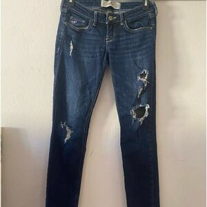 Hollister Co. Navy Blue Jeans Size W24 L31